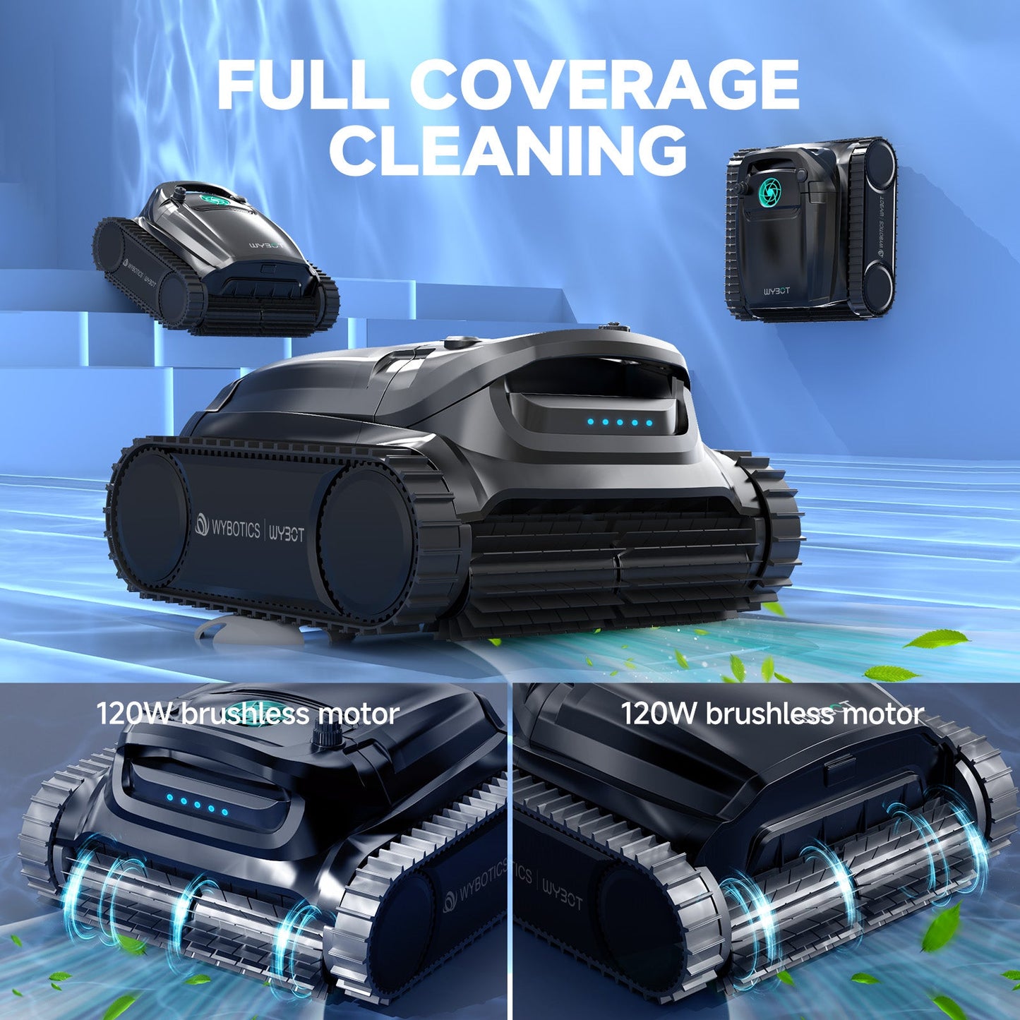 WYBOT M1 Cordless Robotic Pool Cleaner