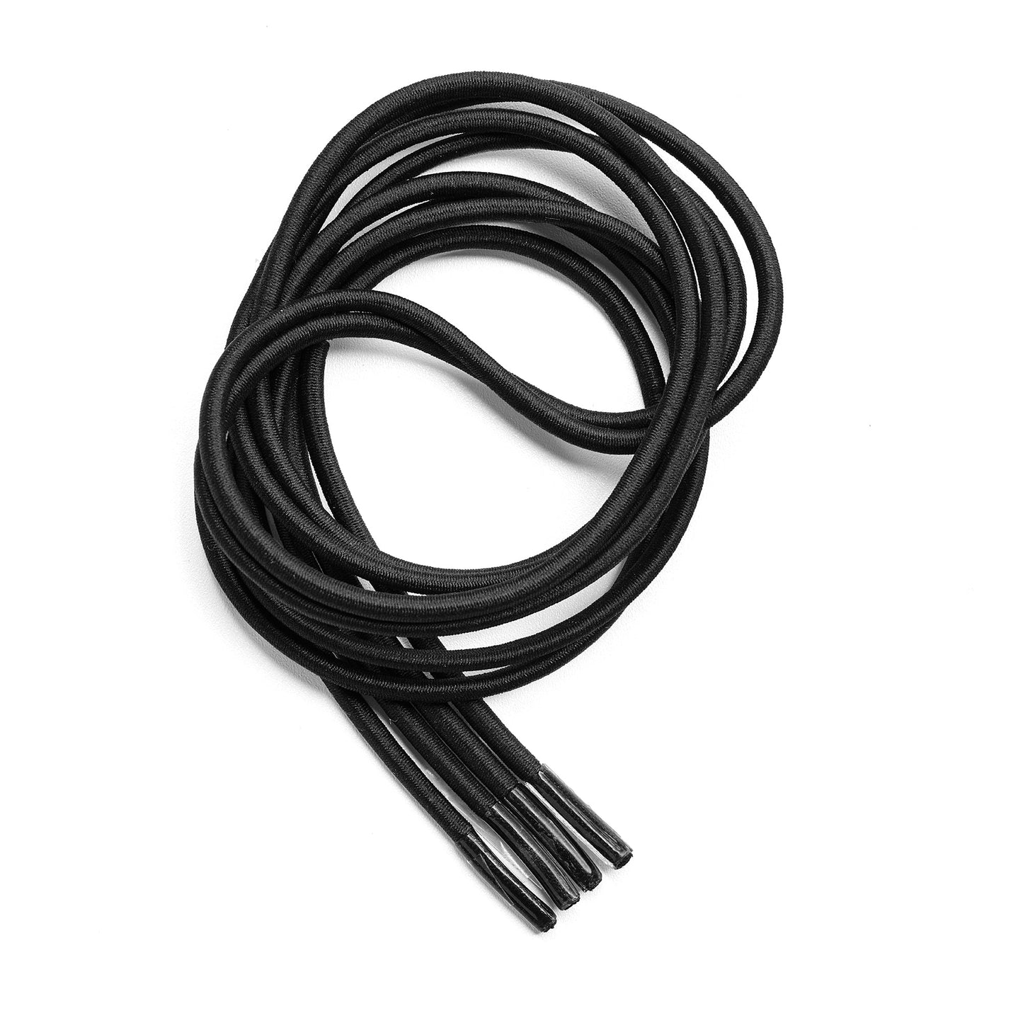 Black Round Elastic Dress Shoe Laces