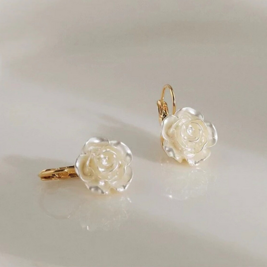 CLASSY ROSE EARRINGS (PAIR) - Concordia Style Boutique