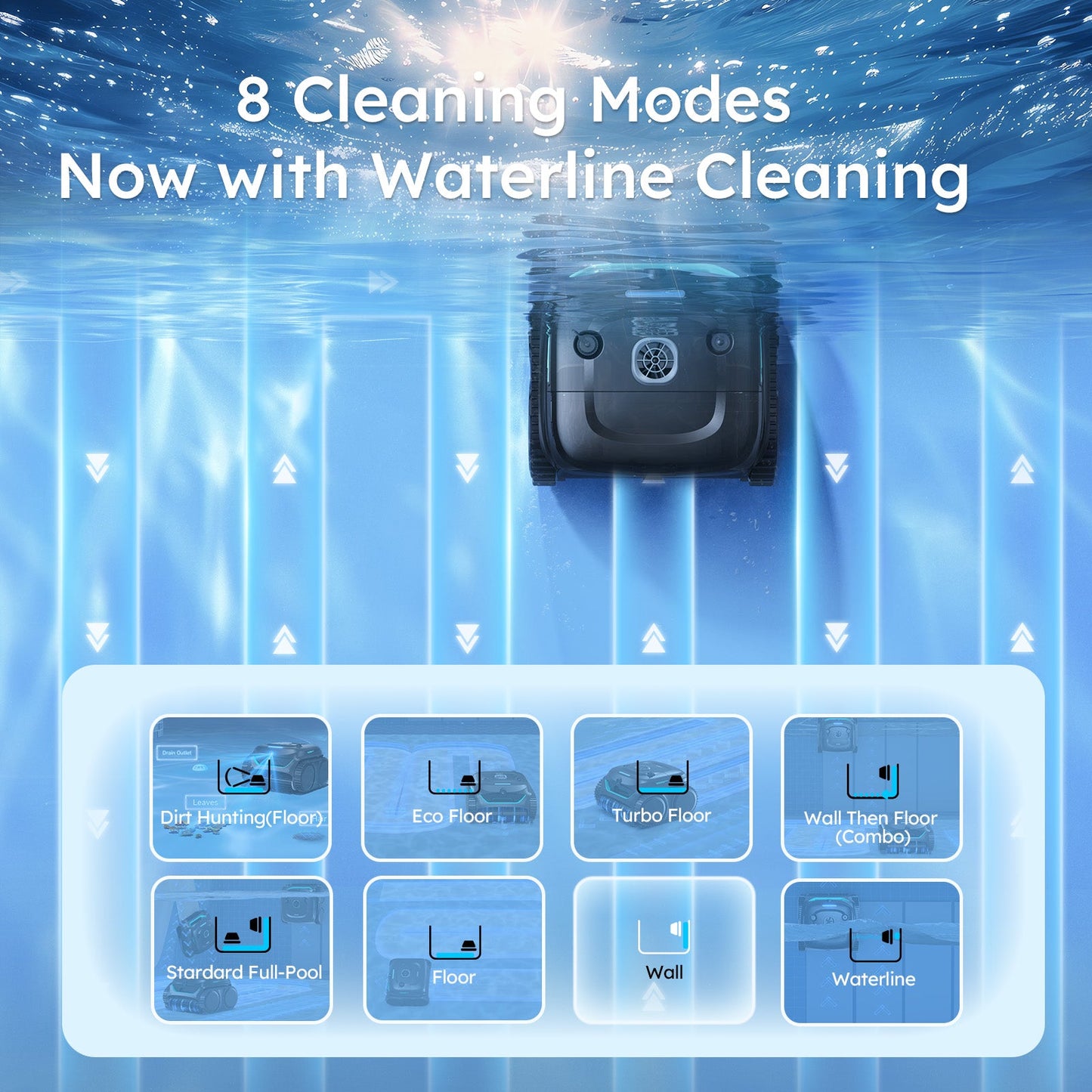 WYBOT C2 Vision Cordless Robotic Pool Cleaner