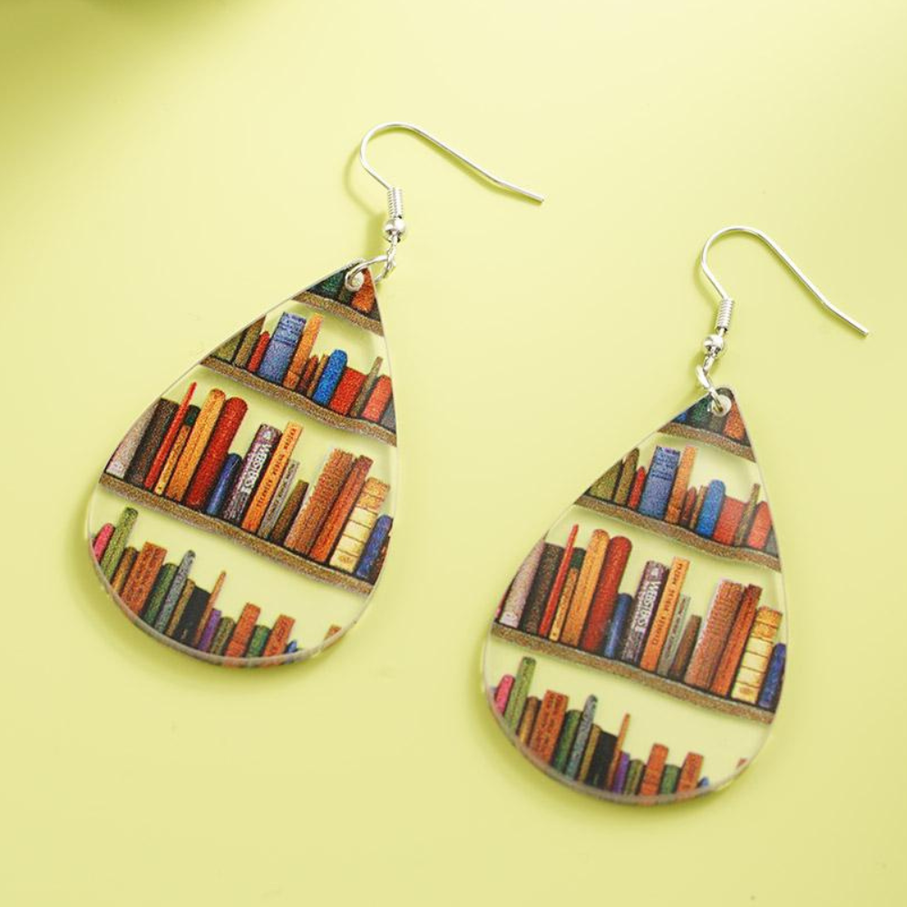 BOOK LOVER EARRINGS (PAIR) - Concordia Style Boutique