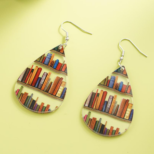 BOOK LOVER EARRINGS (PAIR) - Concordia Style Boutique