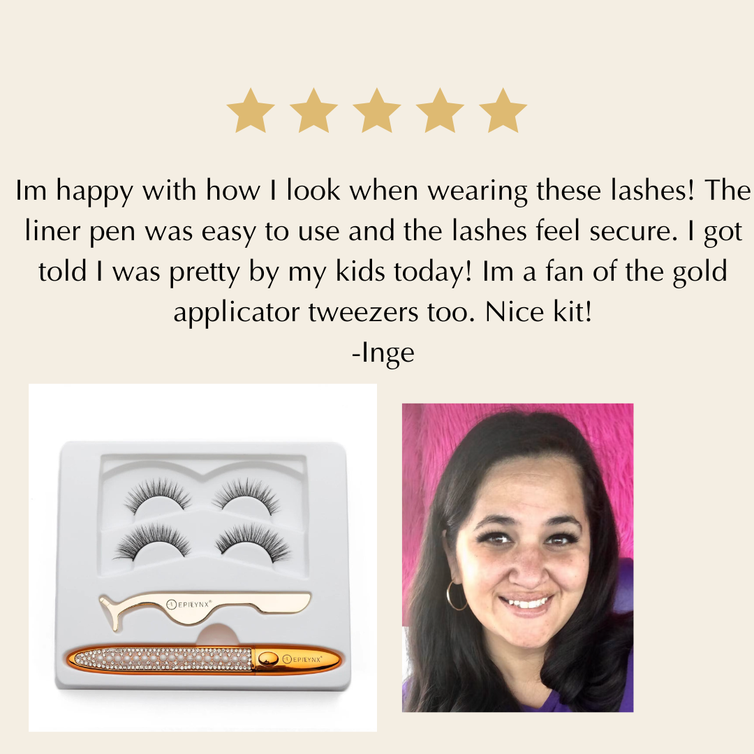 False Eyelashes - No Glue Black Eyeliner and Lashes Kit - Concordia Style Boutique