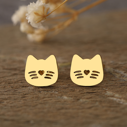 CUTE CAT EARRINGS (PAIR) - Concordia Style Boutique