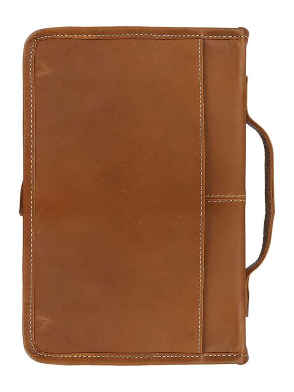 Classic Bible Leather Cover - Tan - Concordia Style Boutique