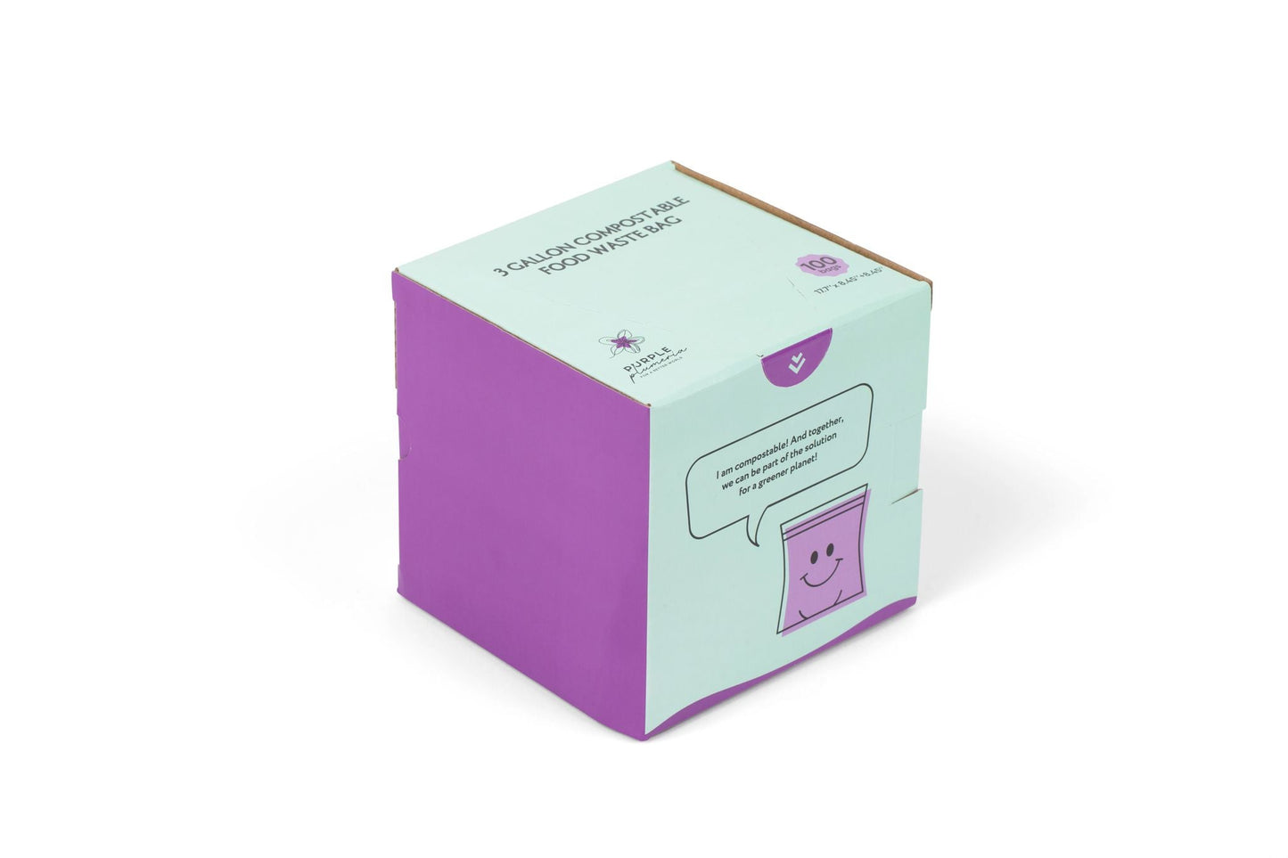 Compostable Kitchen Garbage Bags – 13 Gallon & 3 Gallon Sizes. Durable & Leak Proof