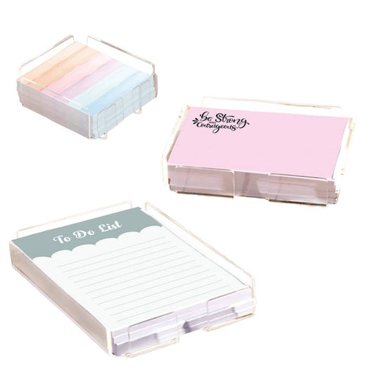 Clear, Acrylic Tray for 3x3 or 4x6 Post-it® Notes