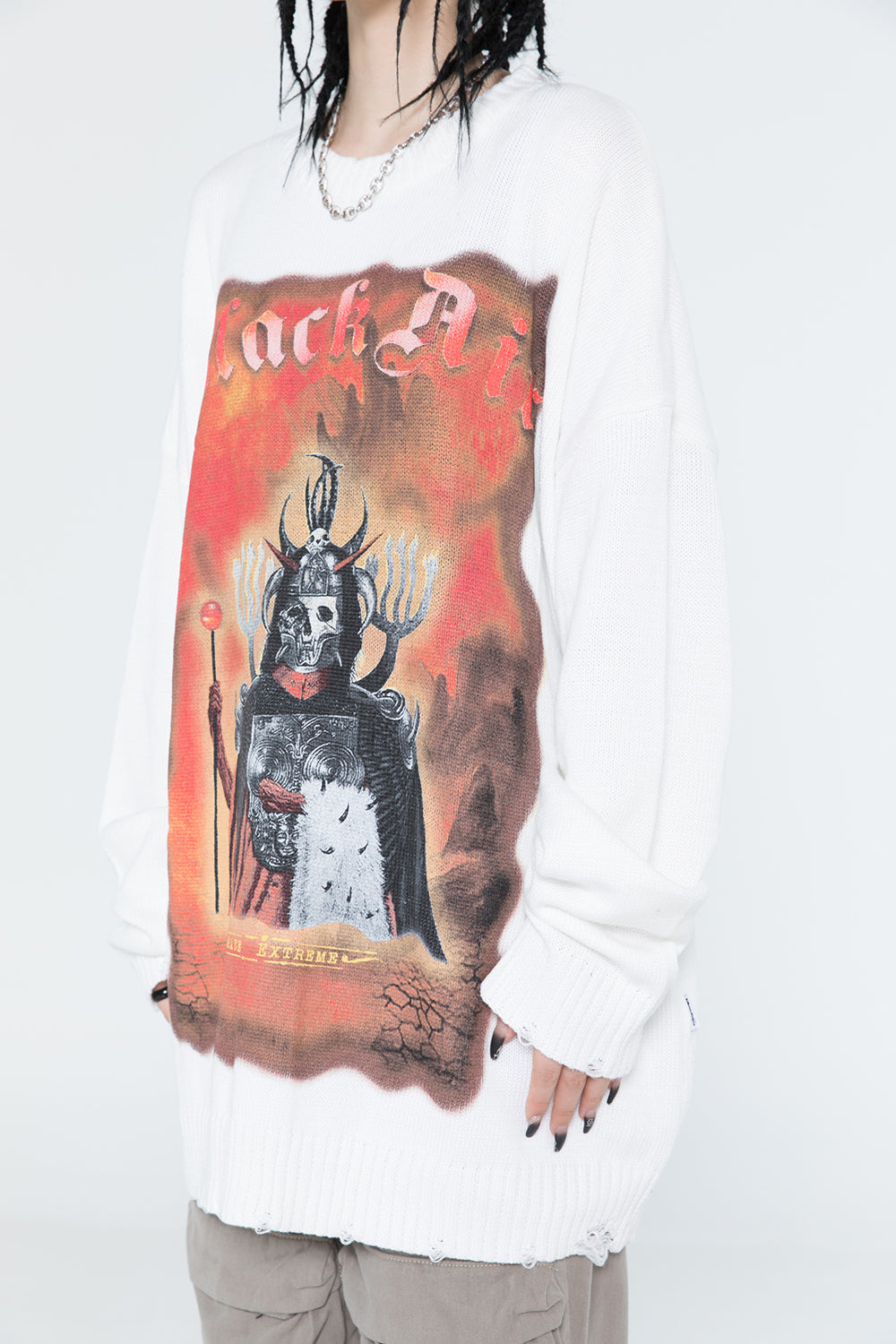 Extreme Dark Demon Knit Sweater - Concordia Style Boutique