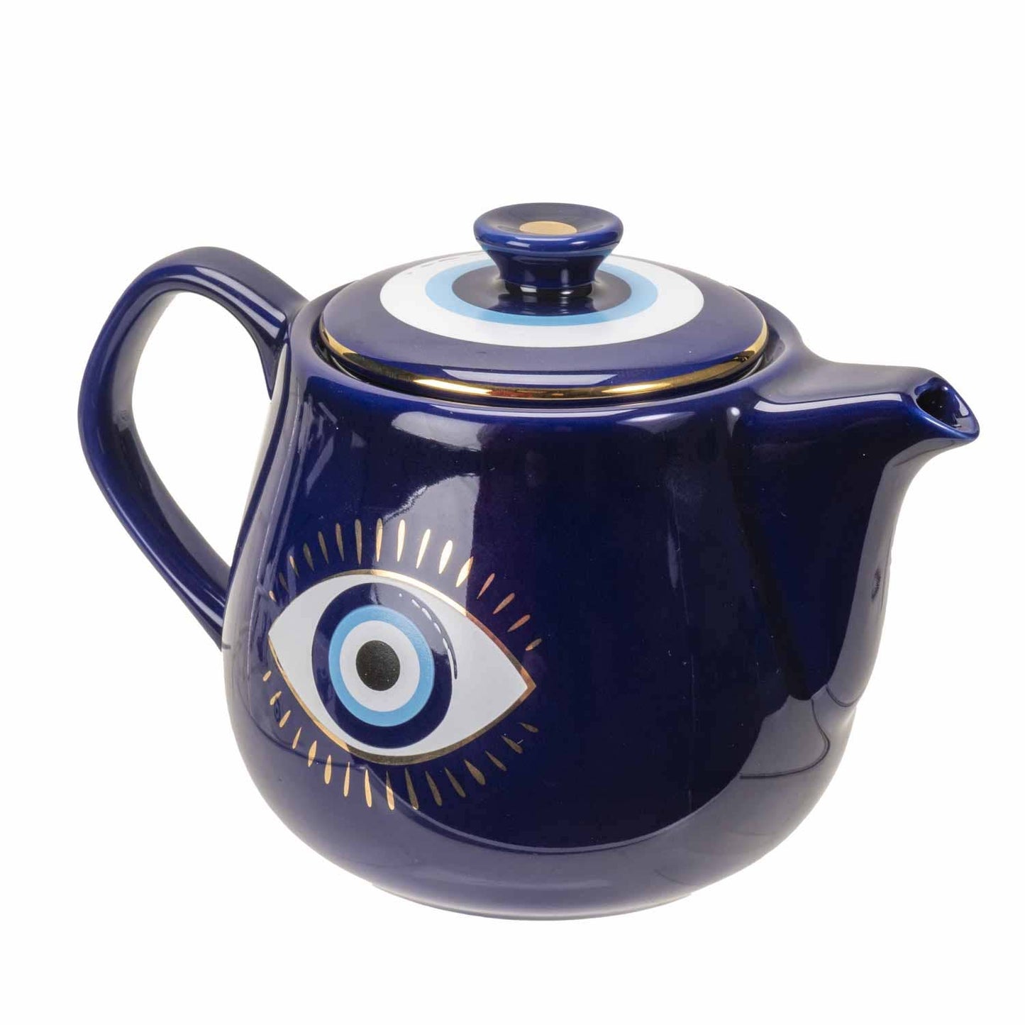 All Seeing Eye | Teapot with Strainer Blue