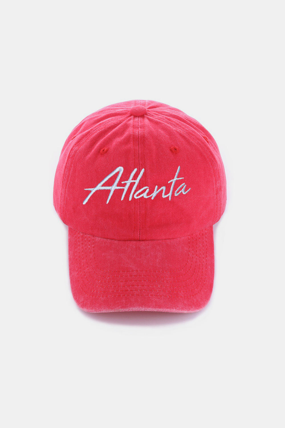 Zenana Washed ATLANTA Embroidered Baseball Cap - Premium Baseball cap from Concordia Style Boutique - Just $15.86! Shop now at Concordia Style Boutique