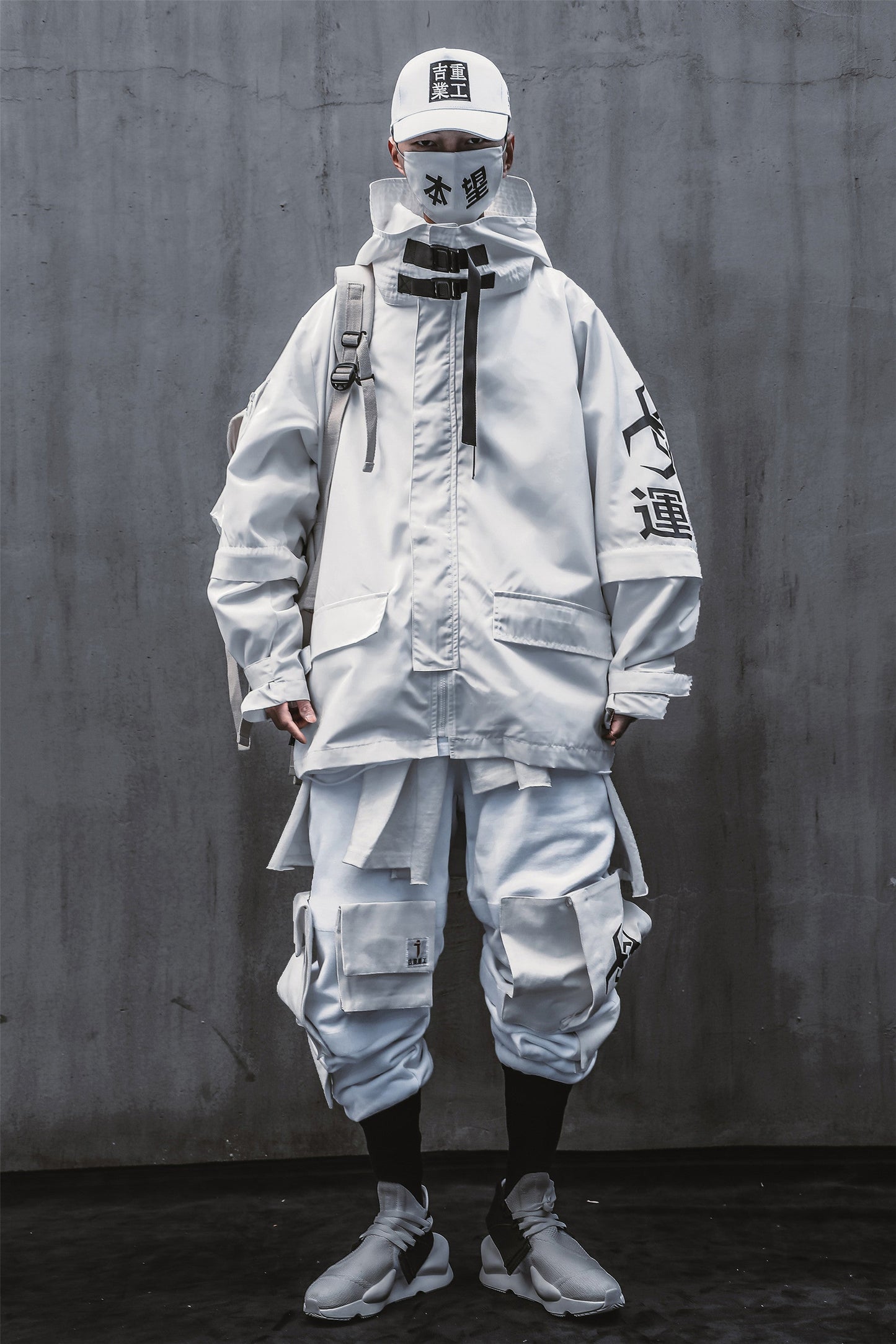 HiJ7 White Atom Bomb Jacket - Concordia Style Boutique