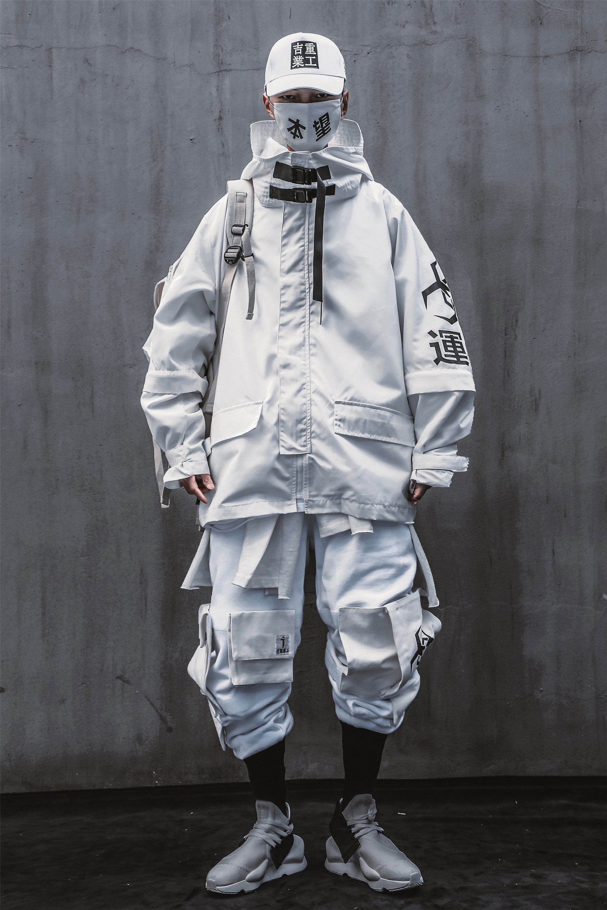 HiJ7 White Atom Bomb Jacket - Concordia Style Boutique