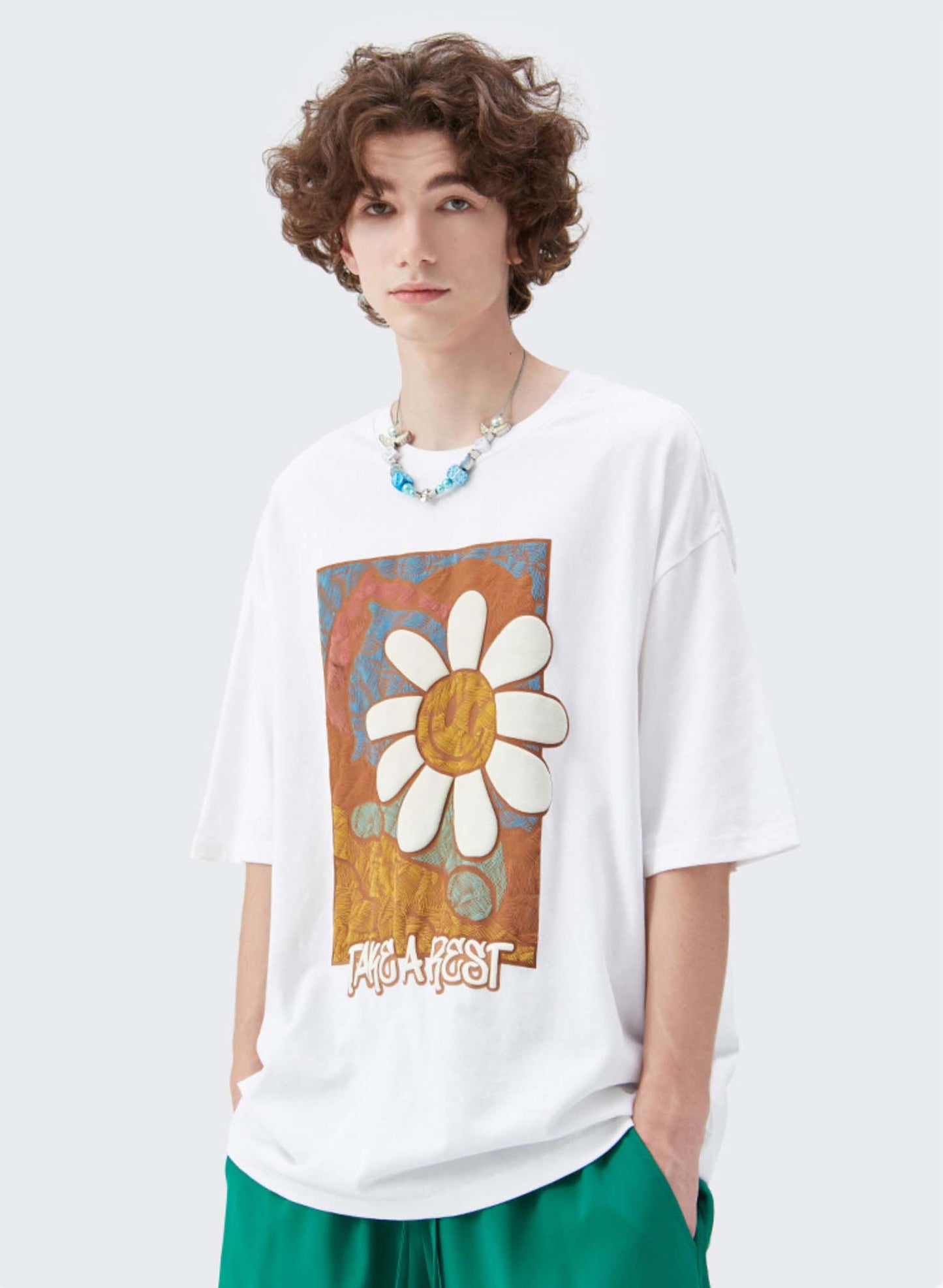 Color Artwork Daisy Tee - Concordia Style Boutique