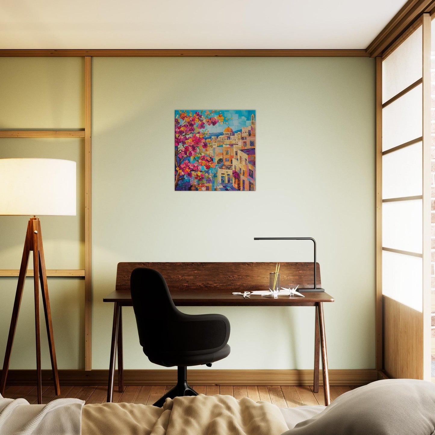 Blooming Jerusalem: Canvas Art Print