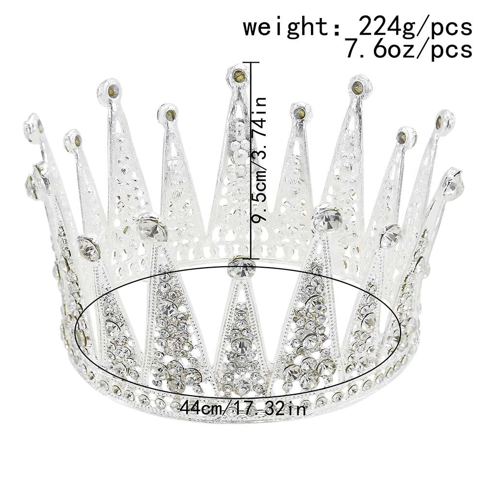 Fashion Bridal Hair Accessories Alloy Hollow Diamond Crown - Premium Castor Oil from erDouckan - Just $27.23! Shop now at Concordia Style Boutique