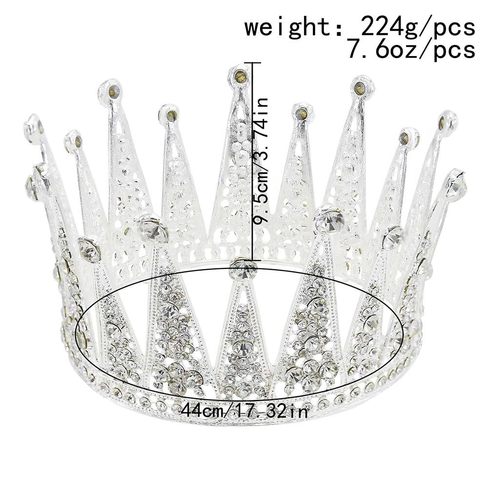 Fashion Bridal Hair Accessories - Alloy Hollow Diamond Crown - Premium Alloy Hollow Diamond Crown from Concordia Style Boutique - Just $27.23! Shop now at Concordia Style Boutique