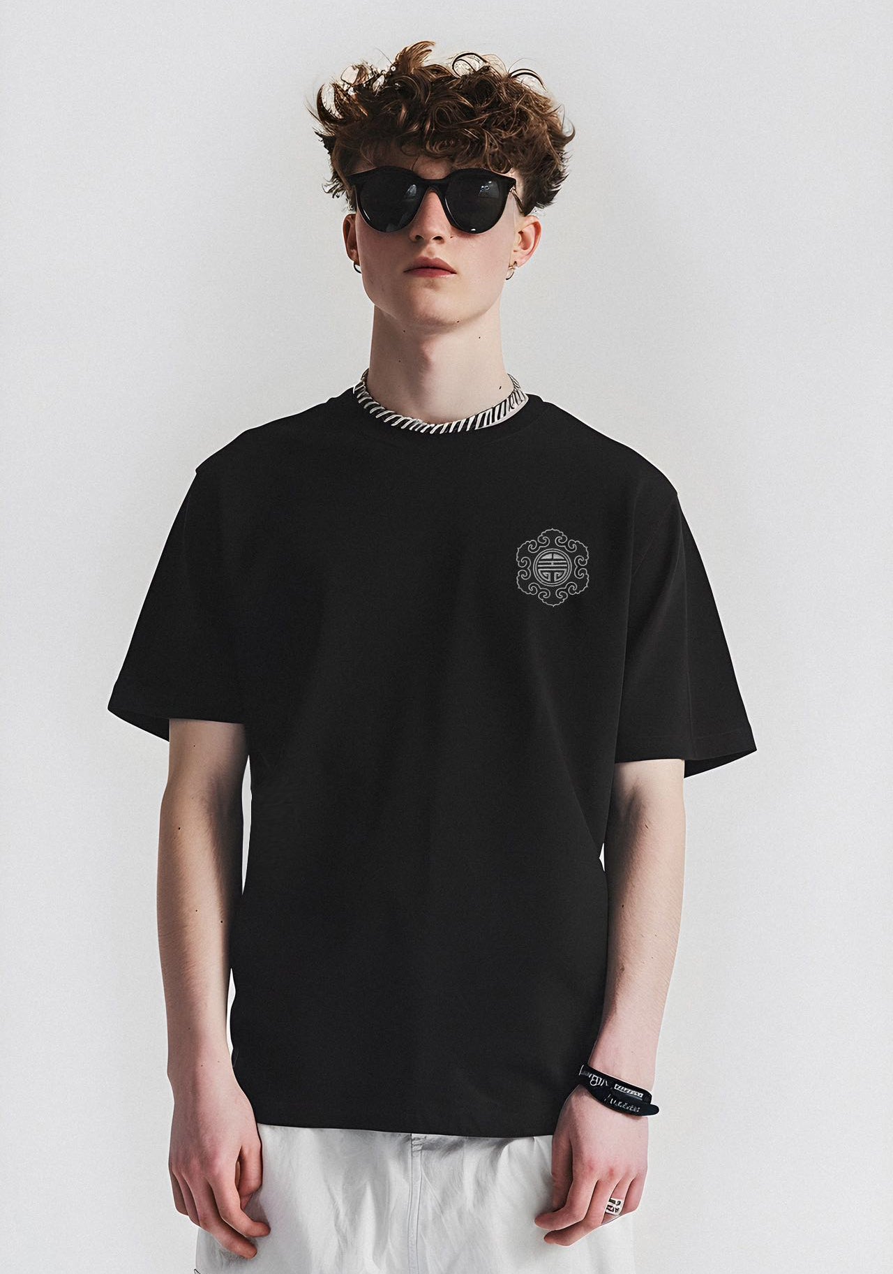 KH755 Raging Kirin Embroidery Tee - Concordia Style Boutique