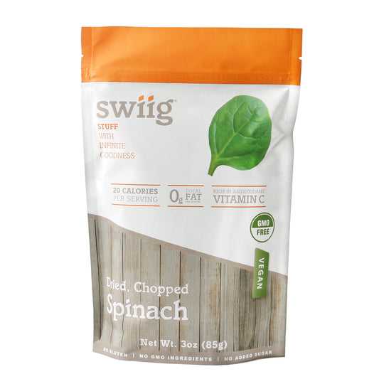 Freeze-Dried, Chopped Spinach for Smoothies or Dips, 3oz - Concordia Style Boutique