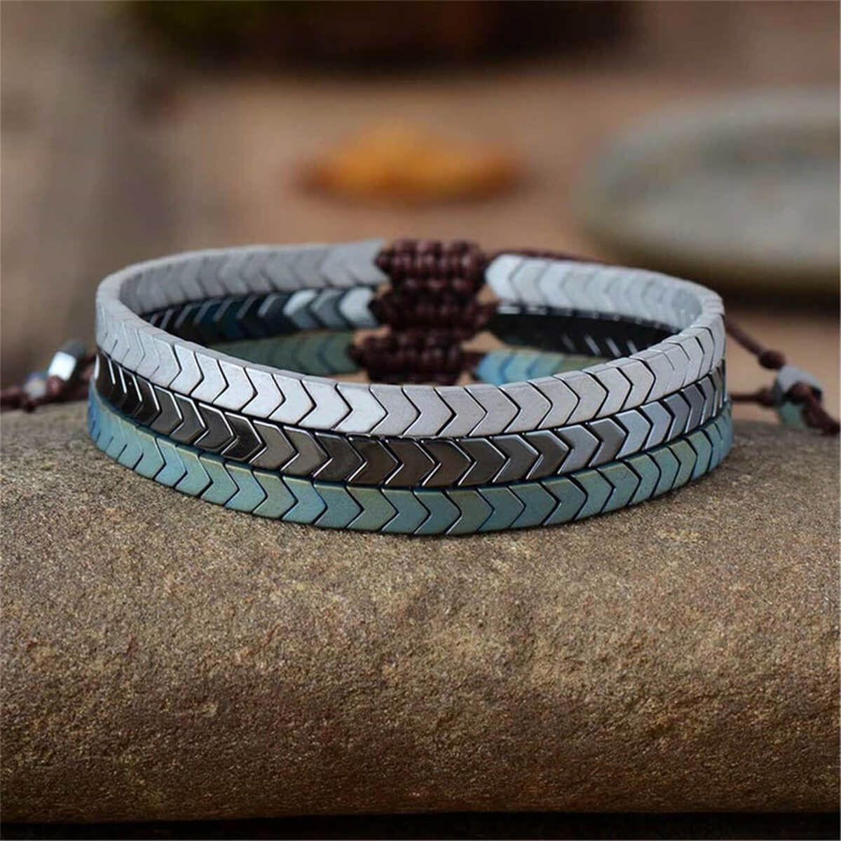 HEMATITE BRACELET (ADJUSTABLE) - Concordia Style Boutique