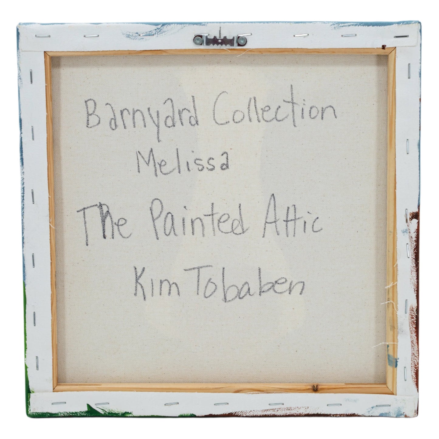 The Brown & White Cow Melissa | 12 X 12 | Canvas Painting | The Painted Attic