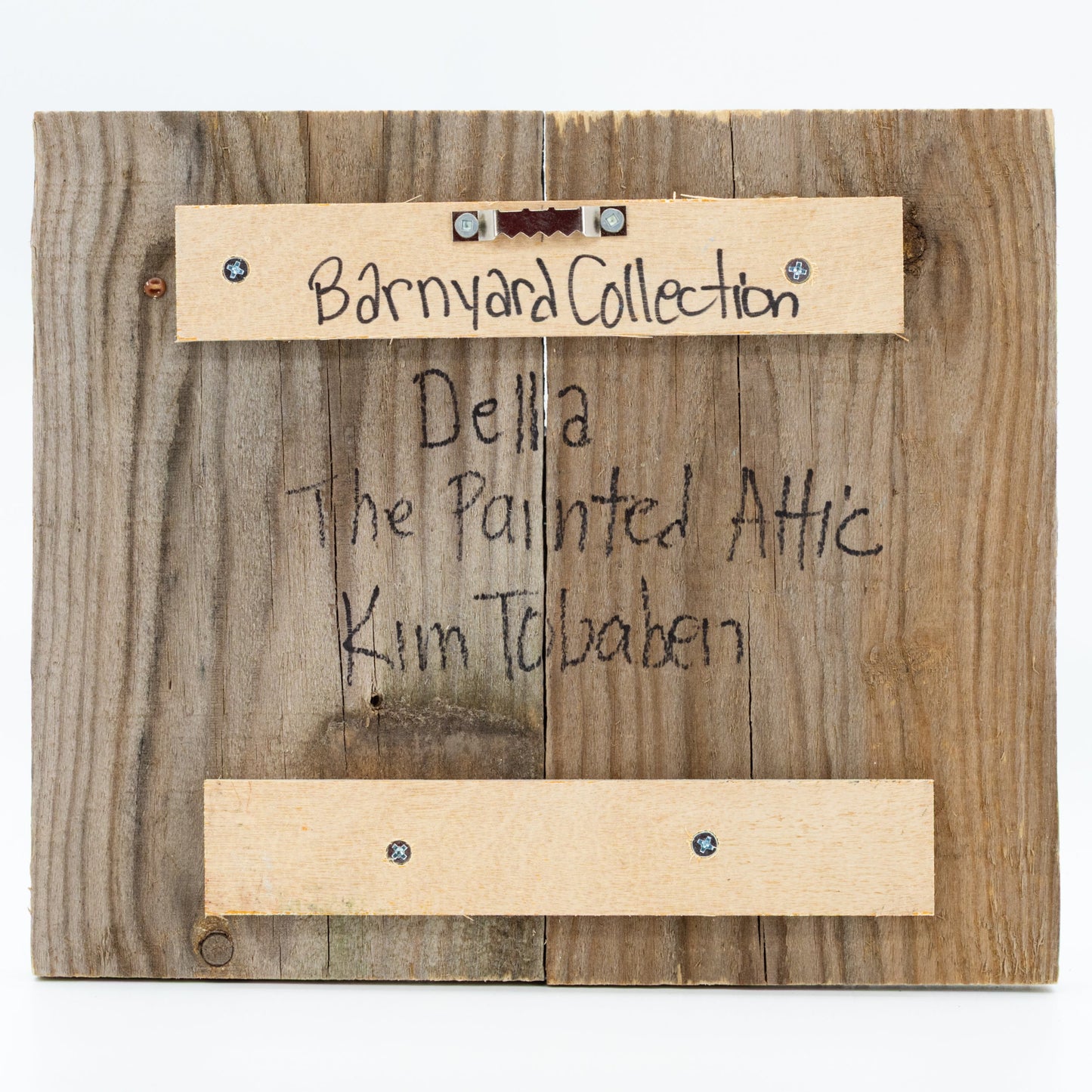 Della the Donkey | 10.5 X 9 | Old Wood Canvas | The Painted Attic