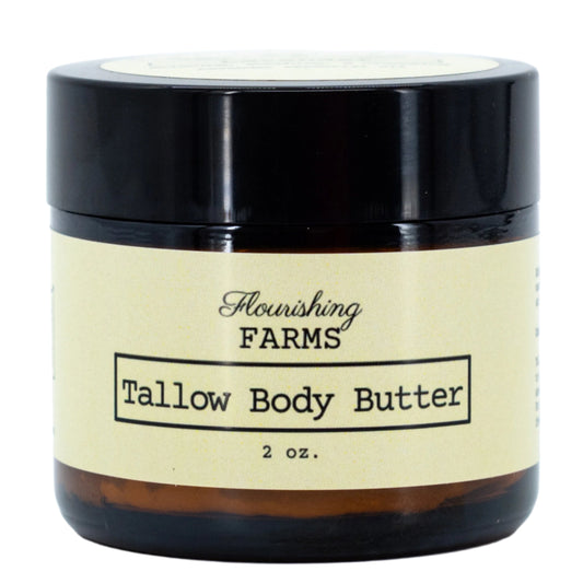 Tallow Body Butter | 2 oz | Multiple Scents | Flourishing Farms - Concordia Style Boutique