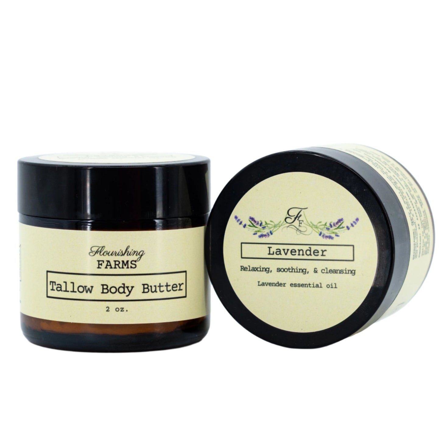 Tallow Body Butter | 2 oz | Multiple Scents | Flourishing Farms - Concordia Style Boutique