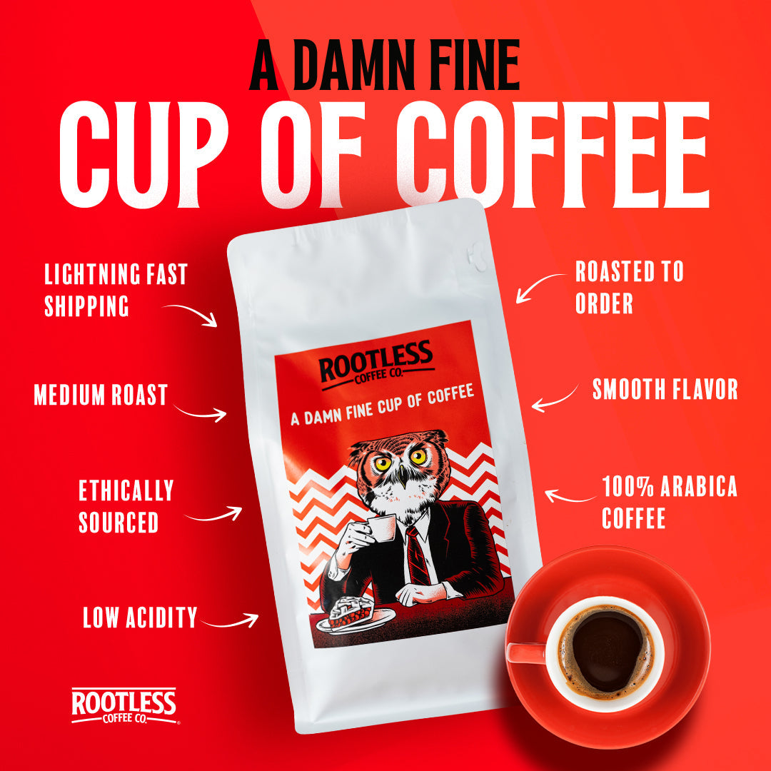 A Damn Fine Cup of Coffee - Light/Medium Roast - Concordia Style Boutique