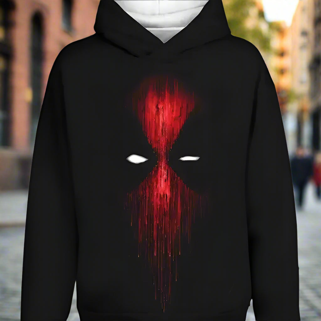 Unisex Printed Hoodie – Casual Graphic Pullover Sweatshirt