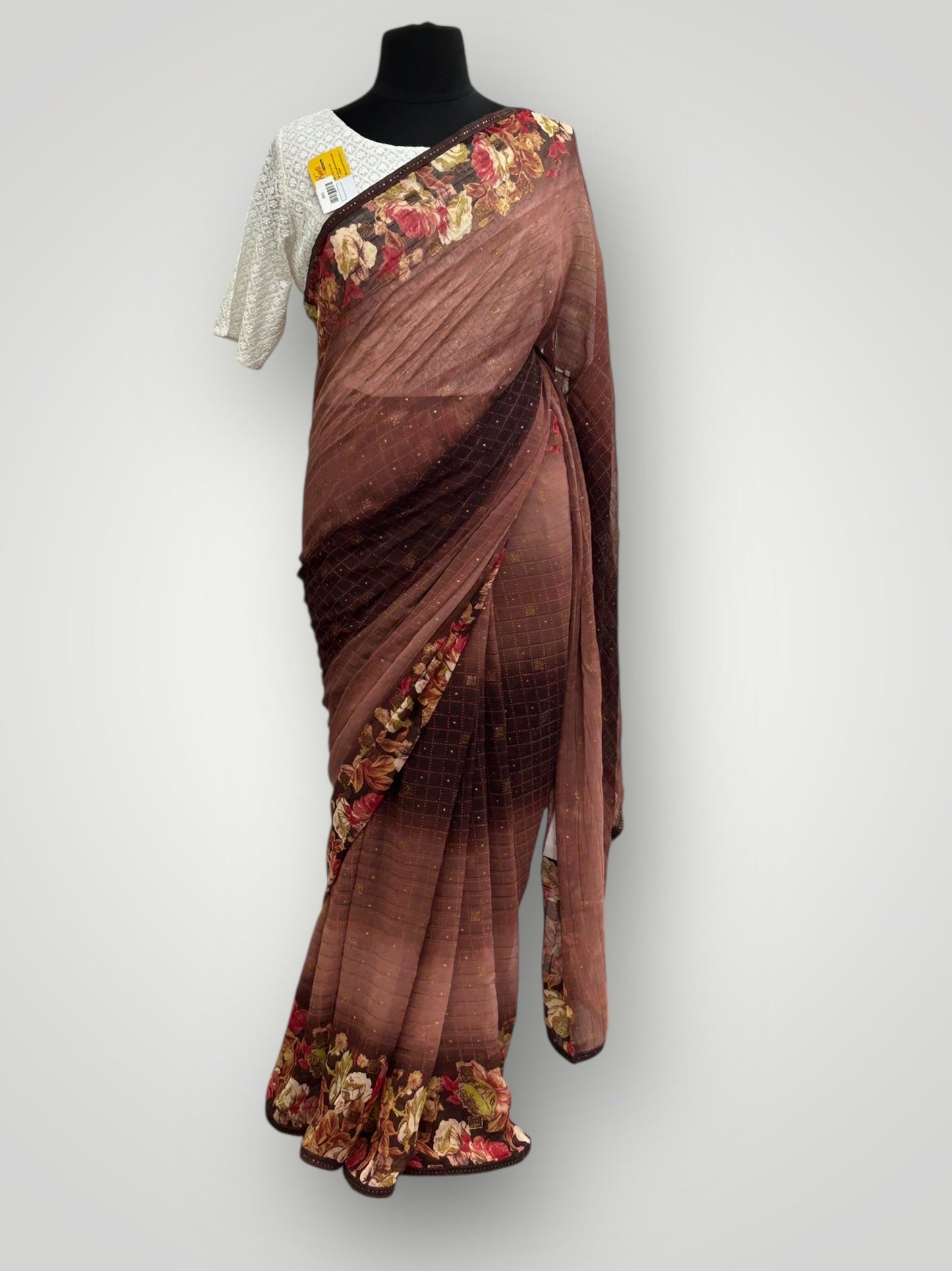 Chiffon Saree with blouse piece