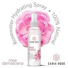 Rosewater Hydrating Spray Mist for Face & Hair | Rose Water Toner (4.2 oz (Travel Size)) - Concordia Style Boutique
