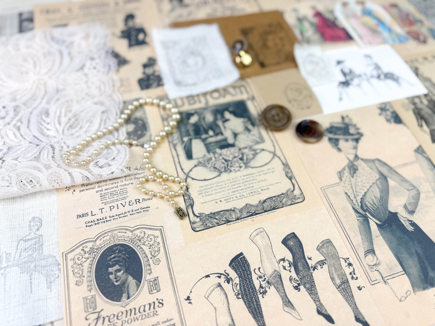 Fashion Ephemera Kit - Concordia Style Boutique