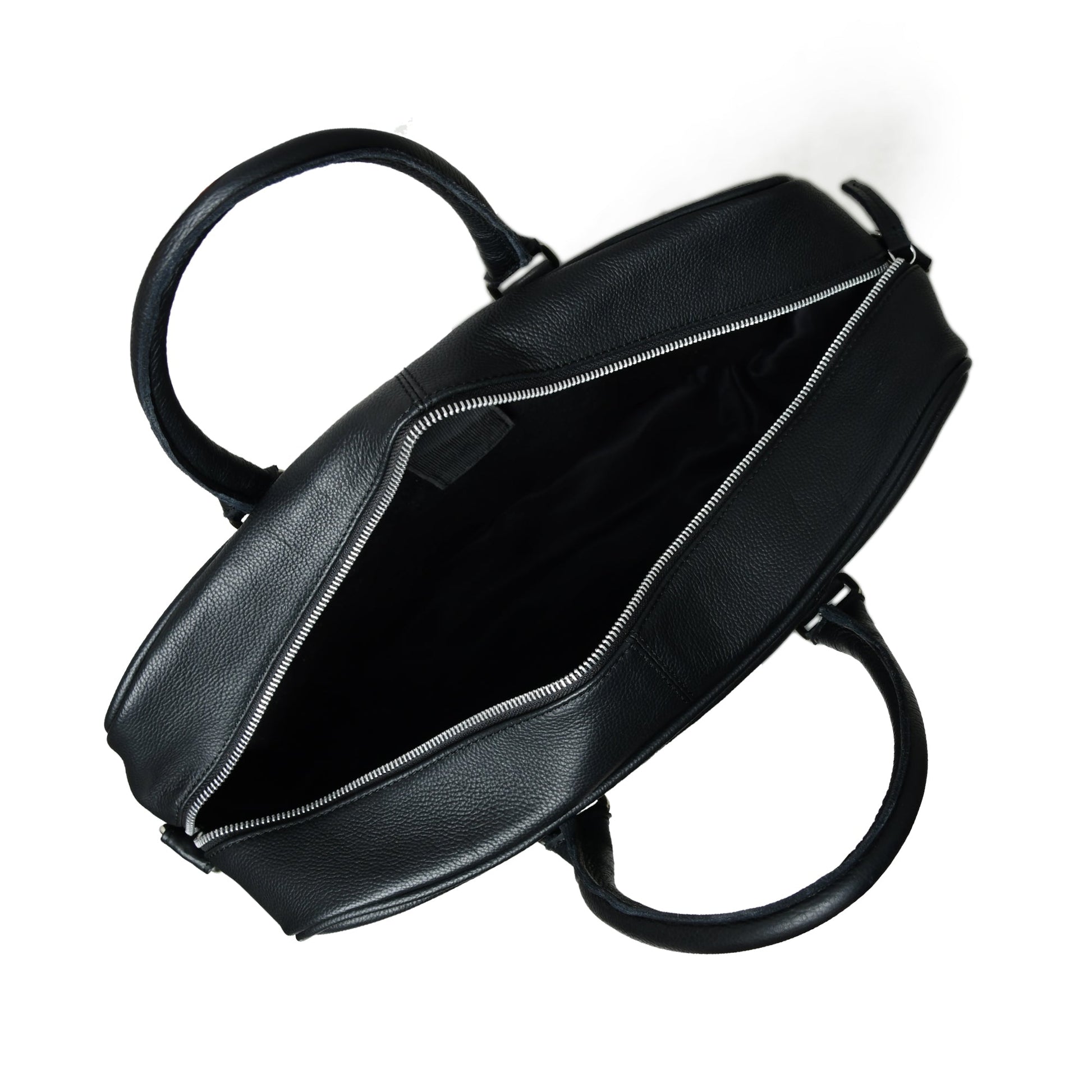 Texas Black Leather Briefcase - Concordia Style Boutique