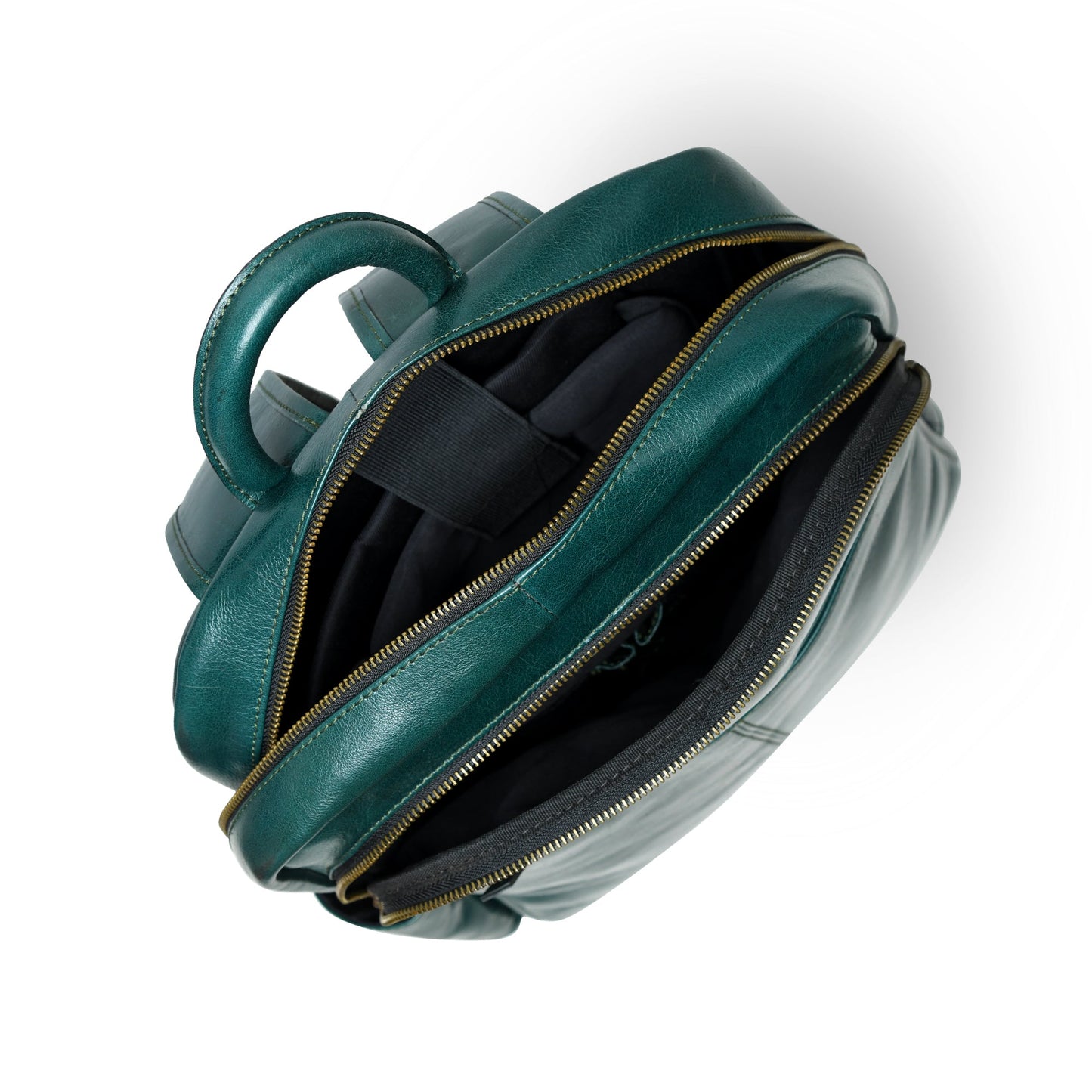 Luxury Italian Leather Backpack, Green - Concordia Style Boutique