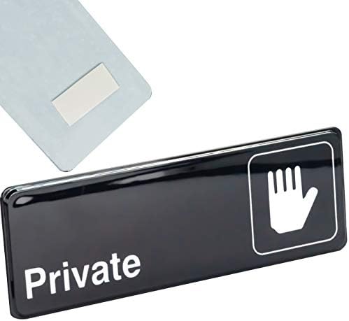 Easy Install Private Sign With Self-Adhesive Backing - Premium Private Sign With Self-Adhesive Backing from Concordia Style Boutique - Just $20.84! Shop now at Concordia Style Boutique