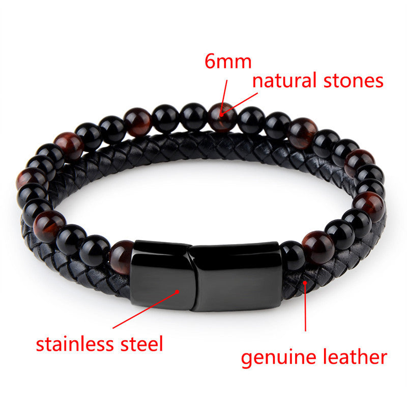 Natural marnau leather bracelet - Premium bracelet from Concordia Style Boutique - Just $17.99! Shop now at Concordia Style Boutique