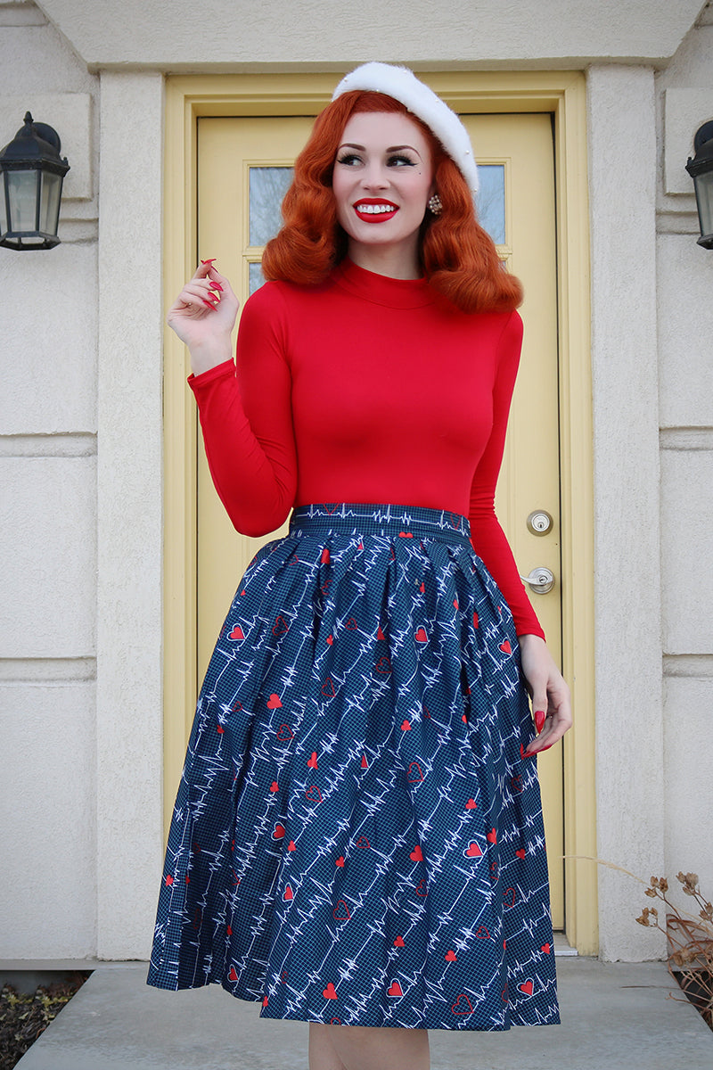 Doris Skirt in Heartbreaker - Small only - Concordia Style Boutique
