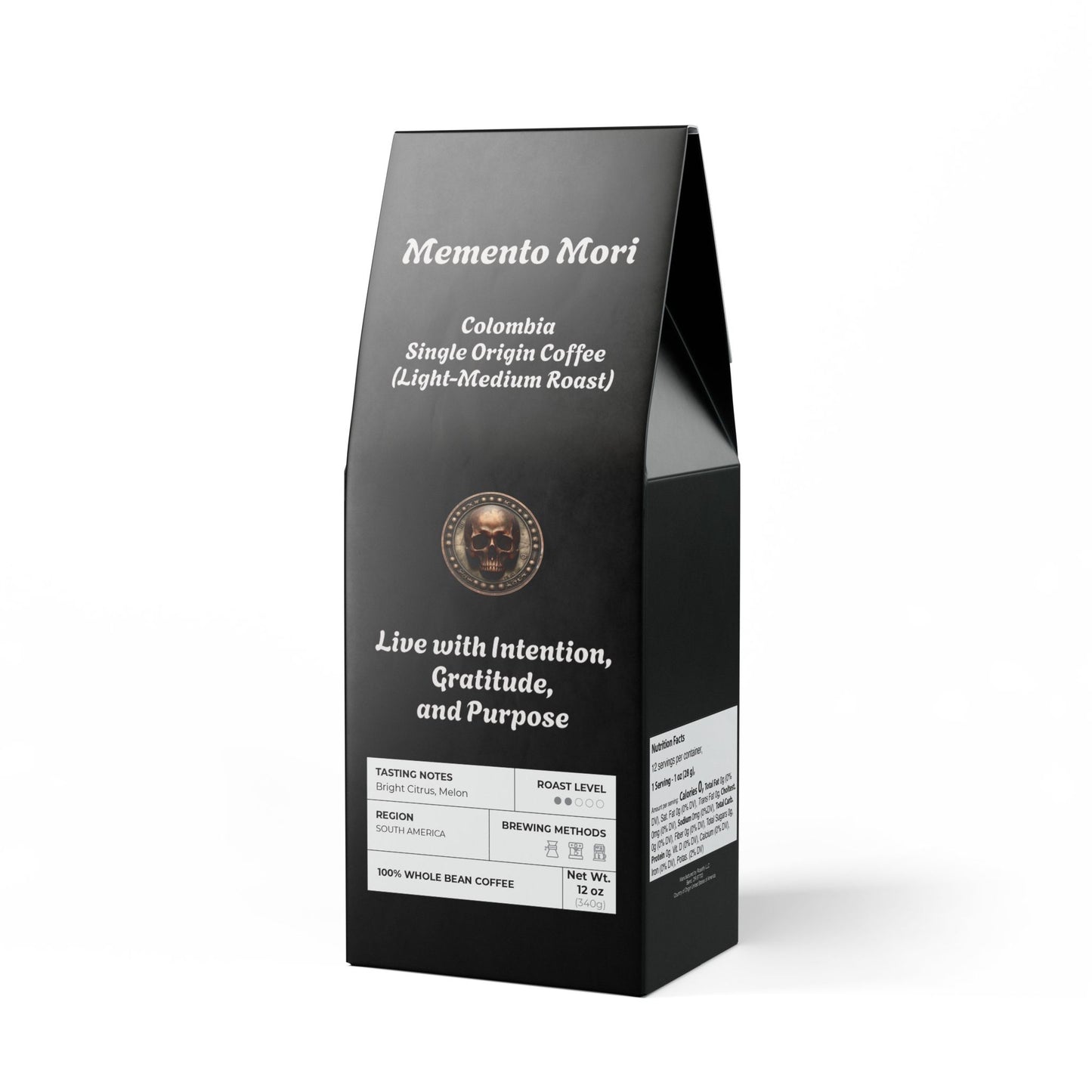 Colombia Single Origin Coffee (Light-Medium Roast) - "Memento Mori" - Premium Coffee from Concordia Style Boutique - Just $27.05! Shop now at Concordia Style Boutique