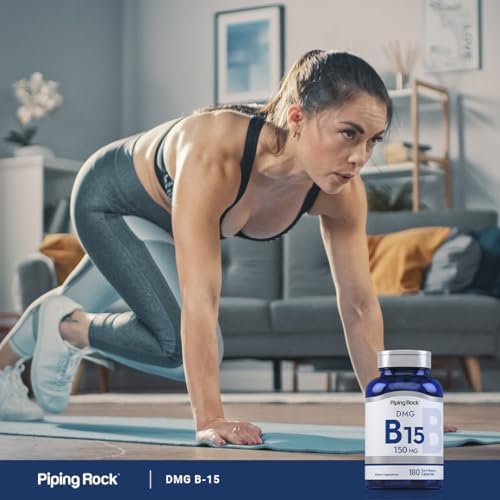 Piping Rock DMG Supplement | B15 | 150 mg | 180 Capsules | Non-GMO, Gluten Free - Premium B15 Supplement from Concordia Style Boutique - Just $23! Shop now at Concordia Style Boutique