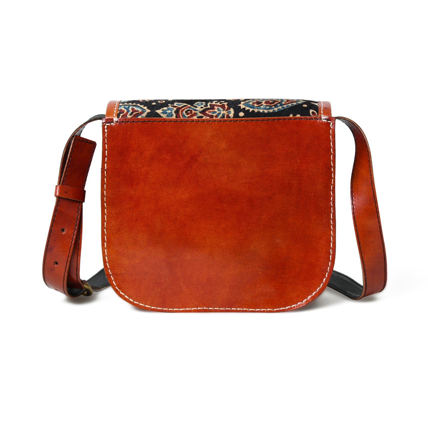 Astounding Ajrakh Ethnic Satchel - Concordia Style Boutique