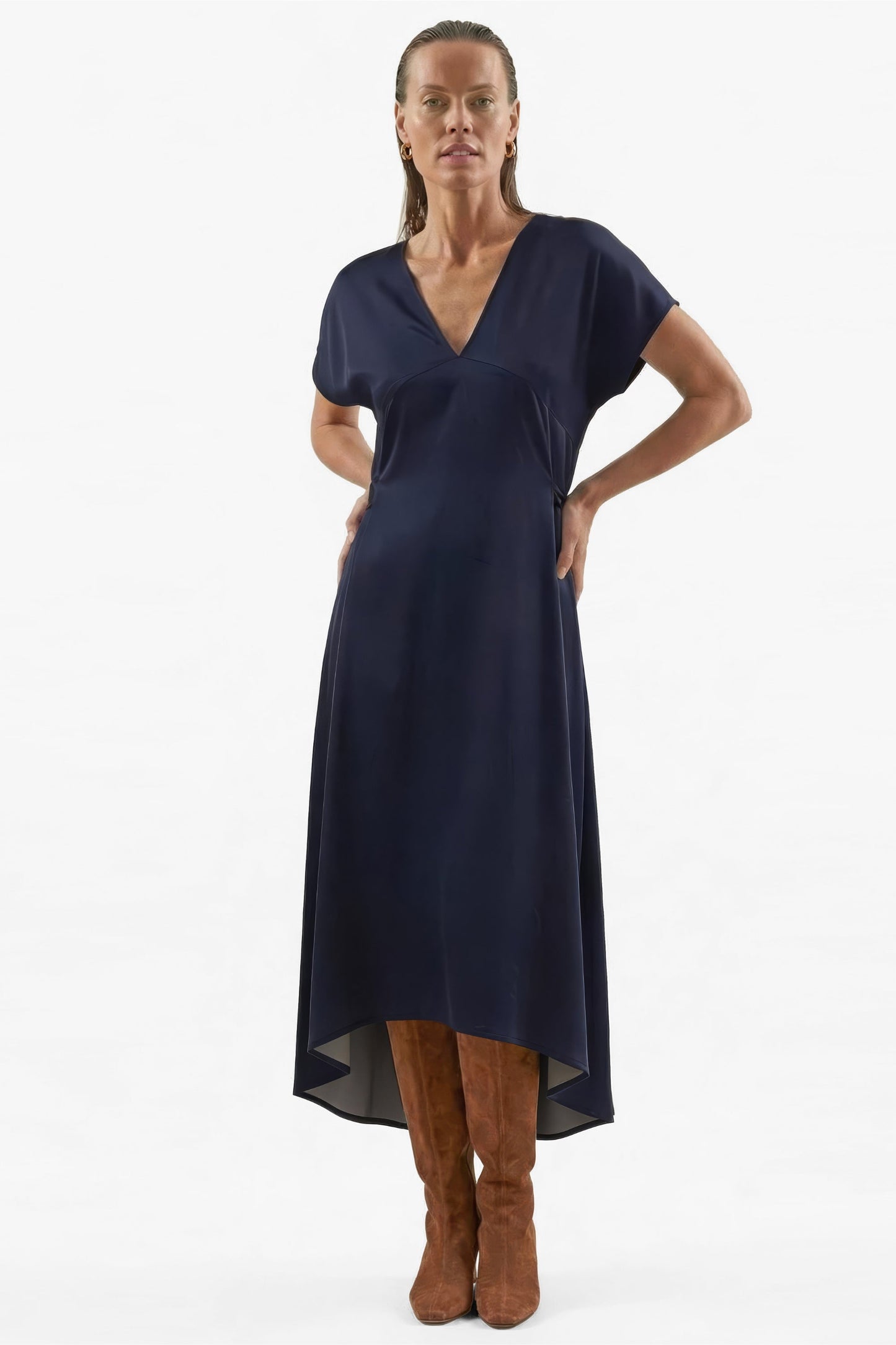 The Silk Kaftan Shift Dress