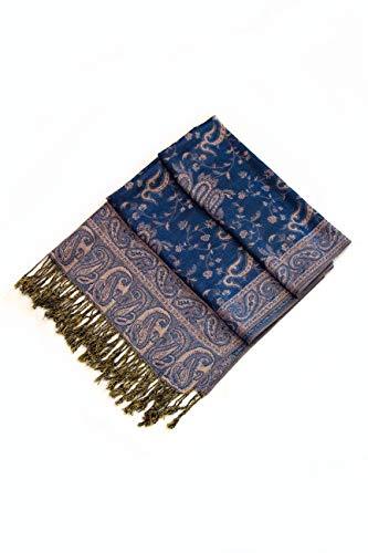 Sakkas Double Layer Jacquard Paisley Pashmina Shawl / Wrap / Stole - Concordia Style Boutique