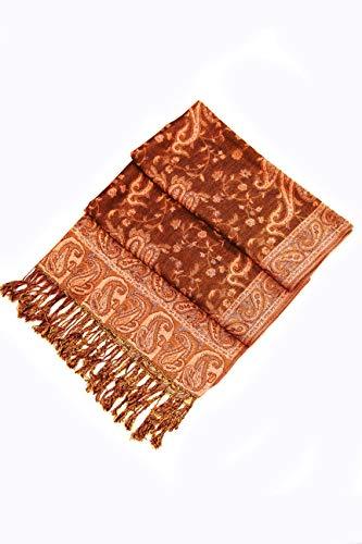 Sakkas Double Layer Jacquard Paisley Pashmina Shawl / Wrap / Stole - Concordia Style Boutique