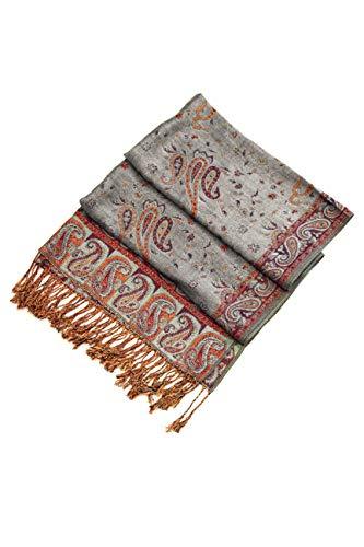 Sakkas Double Layer Jacquard Paisley Pashmina Shawl / Wrap / Stole - Concordia Style Boutique