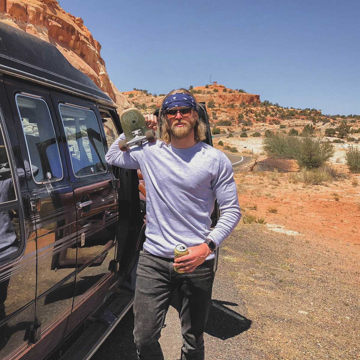 Midweight - Men's Wool Long Sleeve Crew Woolverino - Concordia Style Boutique