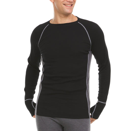 Midweight - Men's Wool Long Sleeve Crew Woolverino - Concordia Style Boutique