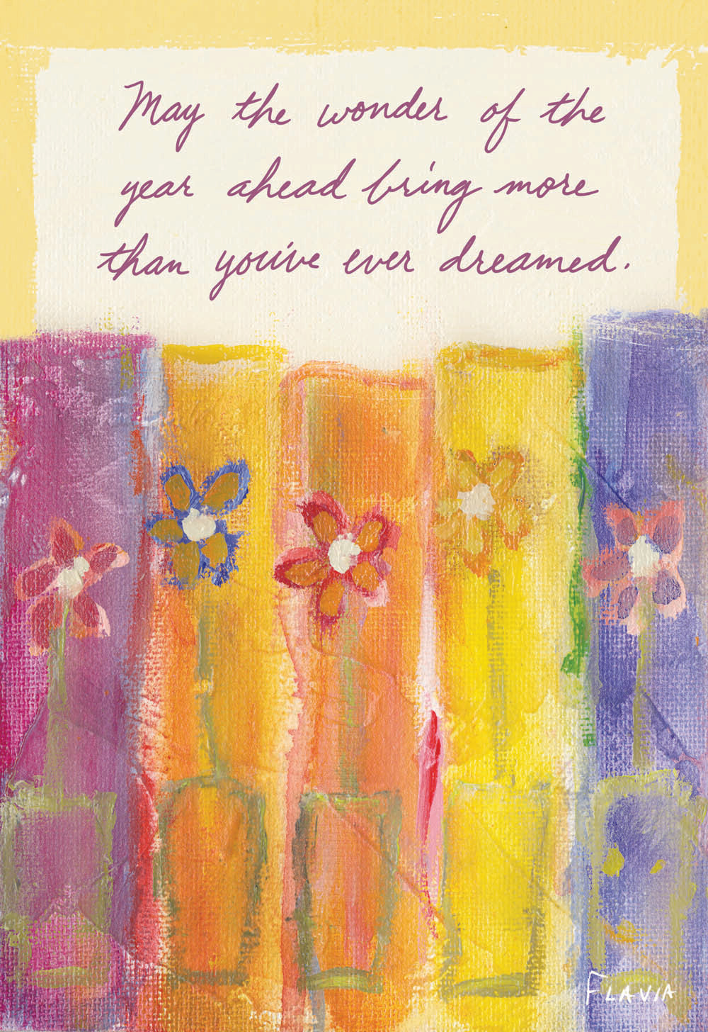 Wonder - a Flavia Weedn inspirational greeting card 4242-0011