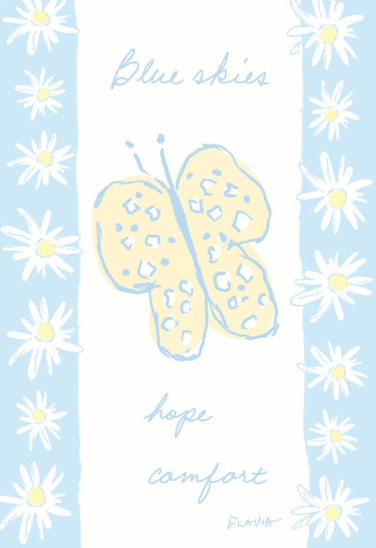 Blue Skies - a Flavia Weedn inspirational greeting card 4242-0100