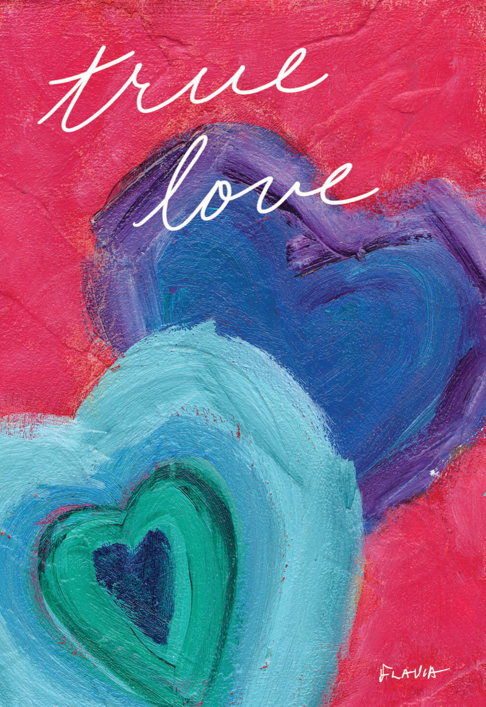 True Love - a Flavia Weedn inspirational greeting card 4242-0131