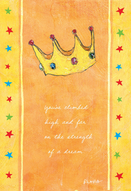 The Strength of a Dream - a Flavia Weedn inspirational greeting card 4242-0145